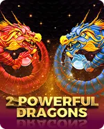 2 Powerful Dragons slot tile